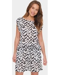 Saint Tropez - Vegasz Adele Short Sleeve Blouse - Lyst