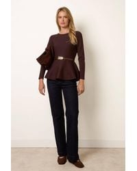 Blue Vanilla - Long Sleeve Round Neck Jumper - Lyst