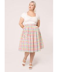 Hell Bunny - Suzon 50's Style Pastel Print Midi Skirt - Lyst