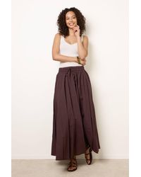Blue Vanilla - Drawstring Maxi Skirt - Lyst