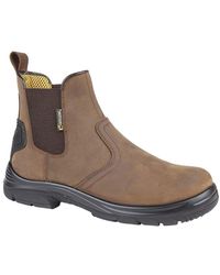 Grafters - Super Wide Eeee Fitting Pull On Safety Dealer Boots - Lyst