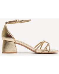 Linzi - Amour Diamante Heeled Sandals - Lyst