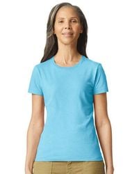 Gildan - Softstyle Plain Ringspun Cotton Fitted T-Shirt - Lyst