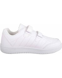 Absolute Footwear - Childrens Faux Leather Double Touch & Close Sports Trainers - Lyst