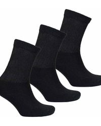 Chums - Diabetic Socks (Pack Of 6) Non-Binding Soft Top Cotton Blend (Uk Size - Lyst