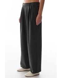 Penti - Striped Wide Leg Trousers - Lyst