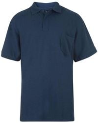 KAM Jeanswear - Big Size Polycotton Plain Pique Polo Shirt For - Lyst
