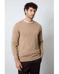 MAINE - Premium Pure Cotton Crew Neck Jumper - Lyst