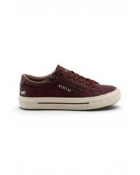 Infinity Leather - Mustang Faux Leather Trainer Sneaker Casual Shoes - Lyst