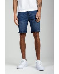 Tokyo Laundry - Cotton Blend Regular-Fit Denim Shorts - Lyst