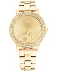Tommy Hilfiger - Maya Gold Plated Stainless Steel Classic Analogue Watch - 1782437 - Lyst