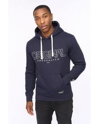 Crosshatch - Carrimoore Premium Graphic Hoodie With Soft-Touch & High Build Details - Lyst