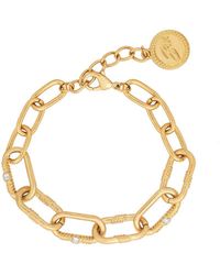 Bibi Bijoux - Gold 'courage' Chunky Chain Bracelet - Lyst