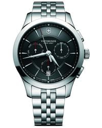 Victorinox - Alliance Chrono Stainless Steel Luxury Analogue Quartz Watch - 241745 - Lyst
