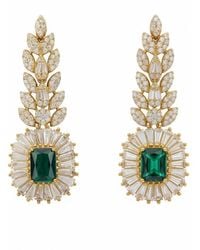 LÁTELITA London - Countess Gemstone Drop Earrings Emerald - Lyst
