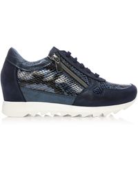 moda in pelle fioni trainers