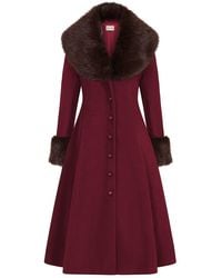 Banned Retro - Martha Fur Coat - Lyst