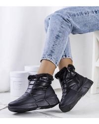 Love Lace - Lago Snow Boots With Warm Faux Fur Lining & Thick Sole - Lyst