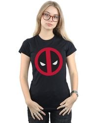 Marvel - Deadpool Large Clean Logo Cotton T-Shirt - Lyst