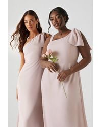 Coast - Plus Size Bow One Shoulder Bridesmaids Maxi Dress - Lyst