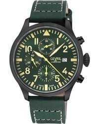Gevril - Vaughn, Swiss Automatic Watch, Dial, Italian Leather, & Sapphire Crystal - Lyst
