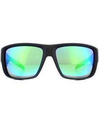 Dragon - Wrap Matte Black Green Ionized Sunglasses - Lyst