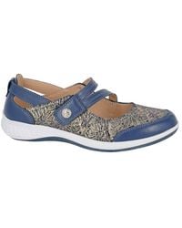 Boulevard - Sparkle Action Leather Touch Fastening Bar Shoes - Lyst