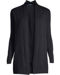 Lands' End - Long Sleeve Open Cardigan - Lyst