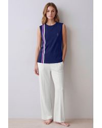 Enorsia - Cotton Sleeveless Top - Lyst
