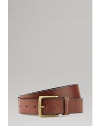 Burton - Plus And Tall Jeans Belt Brown - Lyst