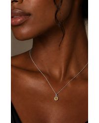 Otis Jaxon London - Citrine Sterling November Birthstone Pendant Necklace - Lyst
