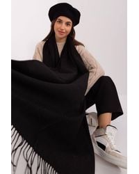 Love Lace - Warm Long Winter Scarf With Decorative Tassels For Cozy Wear - Lyst