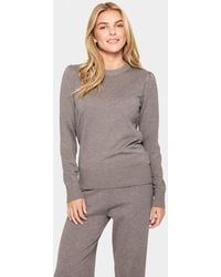 Saint Tropez - Milasz Crew Neck Knit Jumper - Lyst