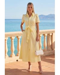 Style Cheat - Laser Cut Shirt Dress - Lyst