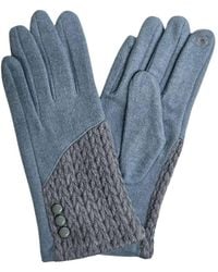 Love EMVY - Cashmere Blend Gloves With Button Detailing - Lyst