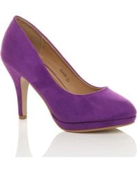 AJVANI - Mid High Heel Court Shoes - Lyst