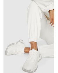 Boohoo - Chunky Sporty Sneakers - Lyst