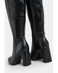 Yours - Wide & Extra Wide Fit Heeled Knee High Boots - Lyst