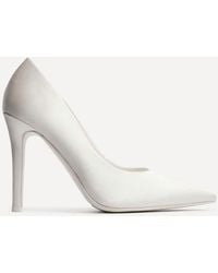 Linzi - Solemate Bridal Ivory Satin Court Heels - Lyst