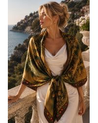 Lemon Daisy Accessories - Cassie Wedding Guest Summer Scarf Shawl - Lyst