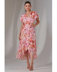 Jolie Moi - Petite High Low Midaxi Dress - Lyst