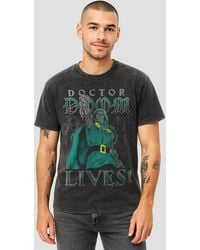 Marvel - Retro Doctor Doom Lives T-Shirt, Vintage Wash - Lyst