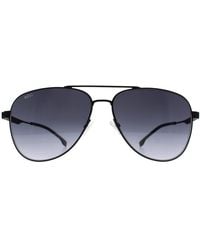 BOSS - Aviator Matte Dark Gradient Boss 1641/S - Lyst