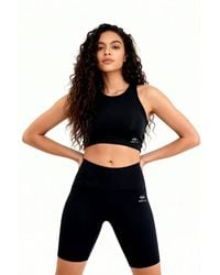 TOMMY LIFE - Sleeveless Crew Neck Active Set With Cycling Shorts - Lyst