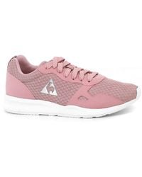 Le Coq Sportif - Lcs R600 Feminine Mesh Lace-Up Synthetic Trainers - Lyst