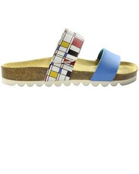 Sanosan - Manhatan Serigr Leather Sandals - Lyst