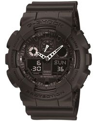 G-Shock - G-shock Plastic/resin Classic Combination Quartz Watch - Ga-100-1a1er - Lyst