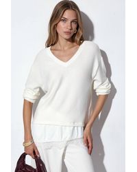 Busem - V-Neck Knit Sweater - Lyst