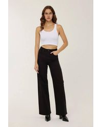Hiccup - High Waist Wide Leg Jeans - Lyst