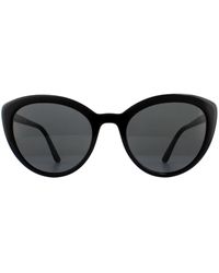 Prada - Cat Eye Black Grey Gradient Pr 02vs Sunglasses - Lyst